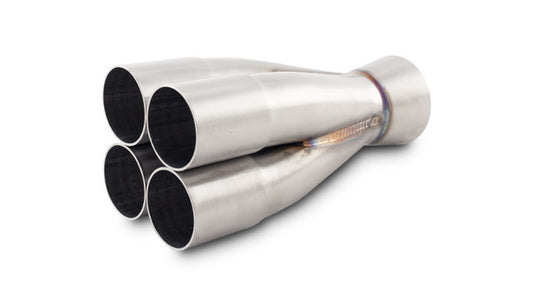 Vibrant Performance 10330 3-1 304 Stainless Steel Merge Collector 1.50 in. Inlet I.D.; 2.0 in. Merge O.D.; 2.50 in. Outlet O.D.