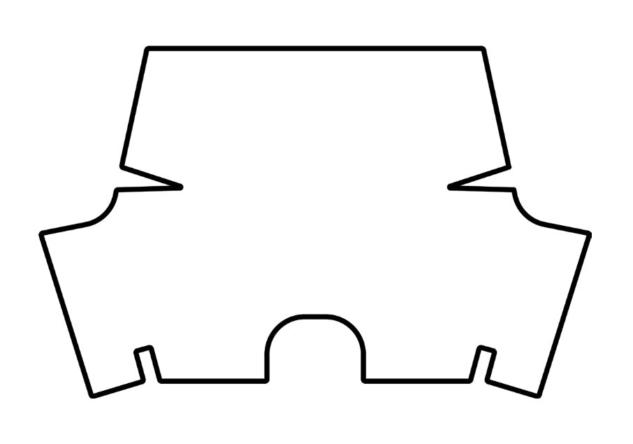 1967-1969 Chevrolet Camaro Coupe, Convertible Rubber Trunk Mat (Mat Only) by QuietRide
