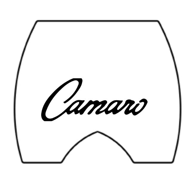 1970-1981 Chevrolet Camaro Coupe, Convertible, Camaro Logo Rubber Trunk Mat with Insulation Kit by QuietRide (GMF 7081C-CI-TRFMK-G-022)