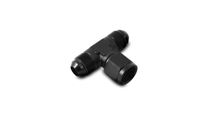 Vibrant Performance 10791 -4AN Tee Fitting with Female -4AN Swivel On Side