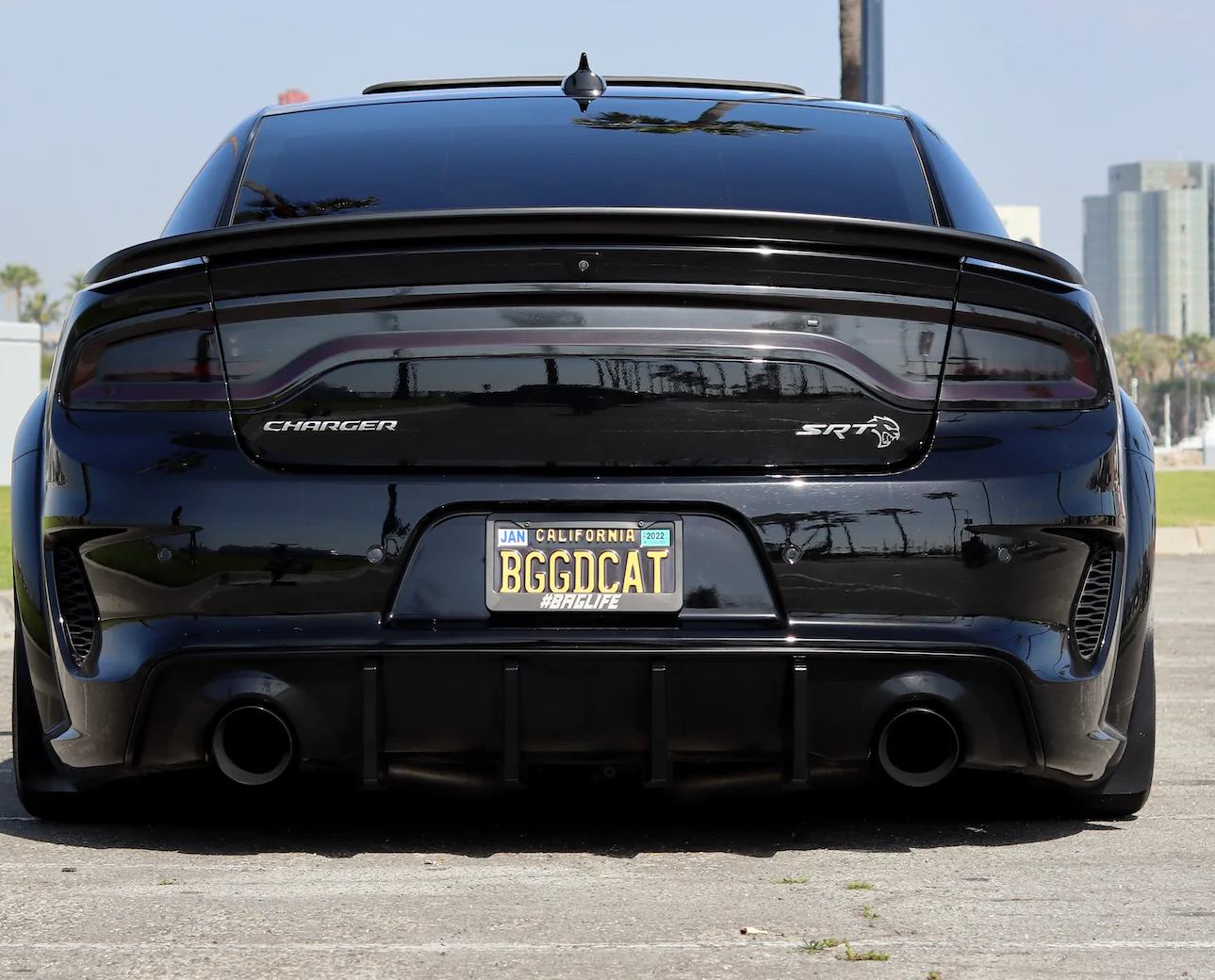 Carven Exhaust 5" Tip Replacement Set Ceramic Black for 2015-21 Charger CD1003