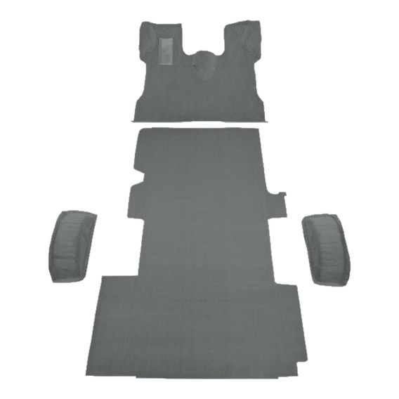 1992-1996 Ford E-150 Econoline Ext Fits Gas or Diesel Complete Cutpile Molded Carpet - 4 Piece