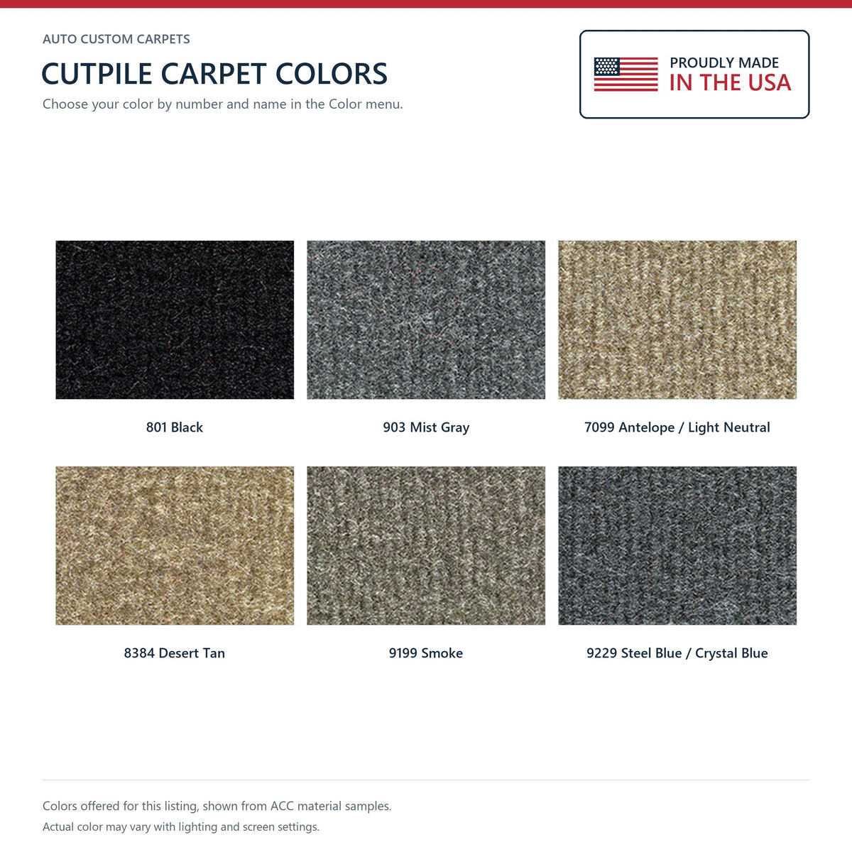 1995-2000 Chrysler Sebring Coupe Cutpile Molded Replacement Carpet Kit - 1-Piece - product details image 9
