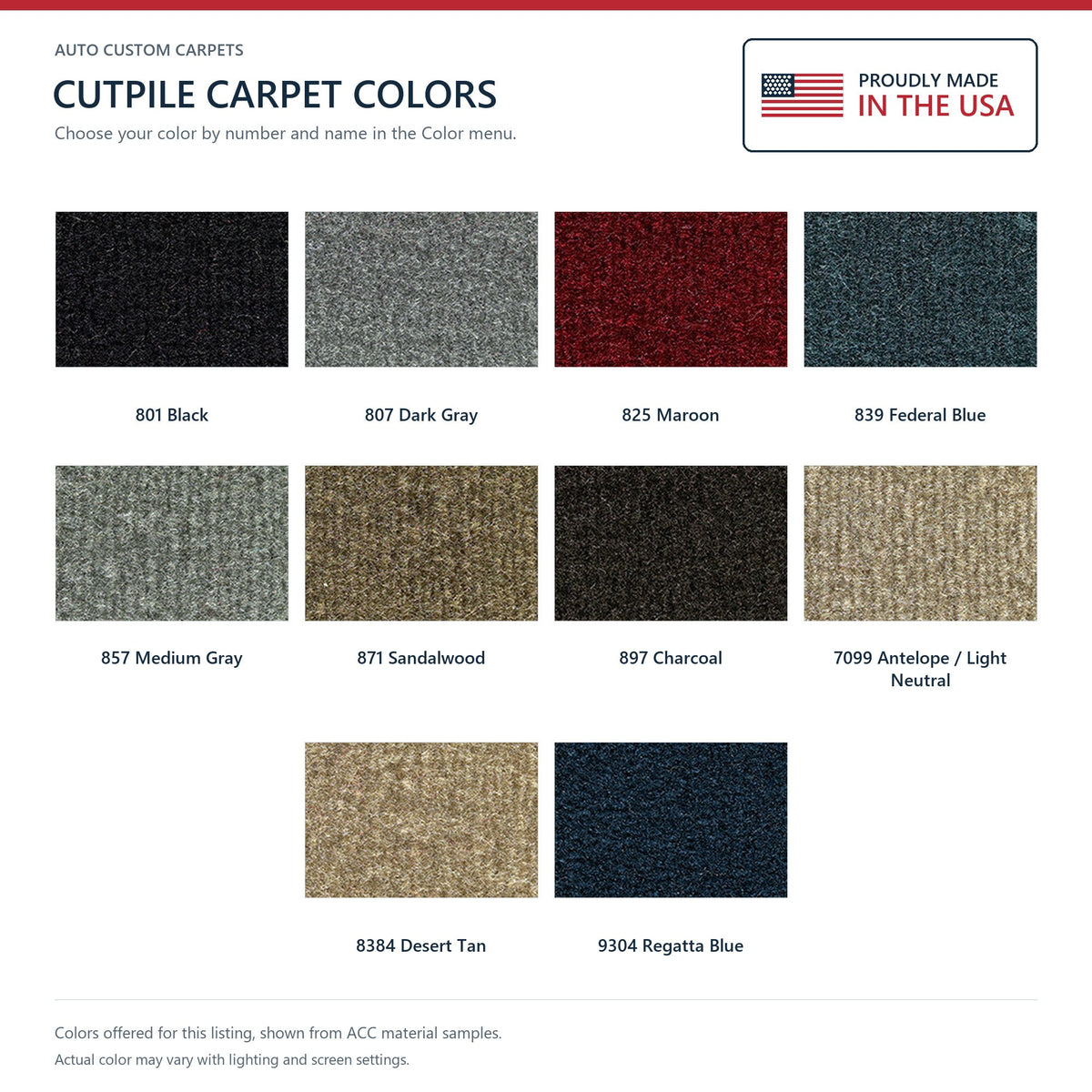 1993-1995 Buick Regal Gran Sport 2DR Coupe Cutpile Molded Replacement Carpet Kit - 1-Piece - product details image 9