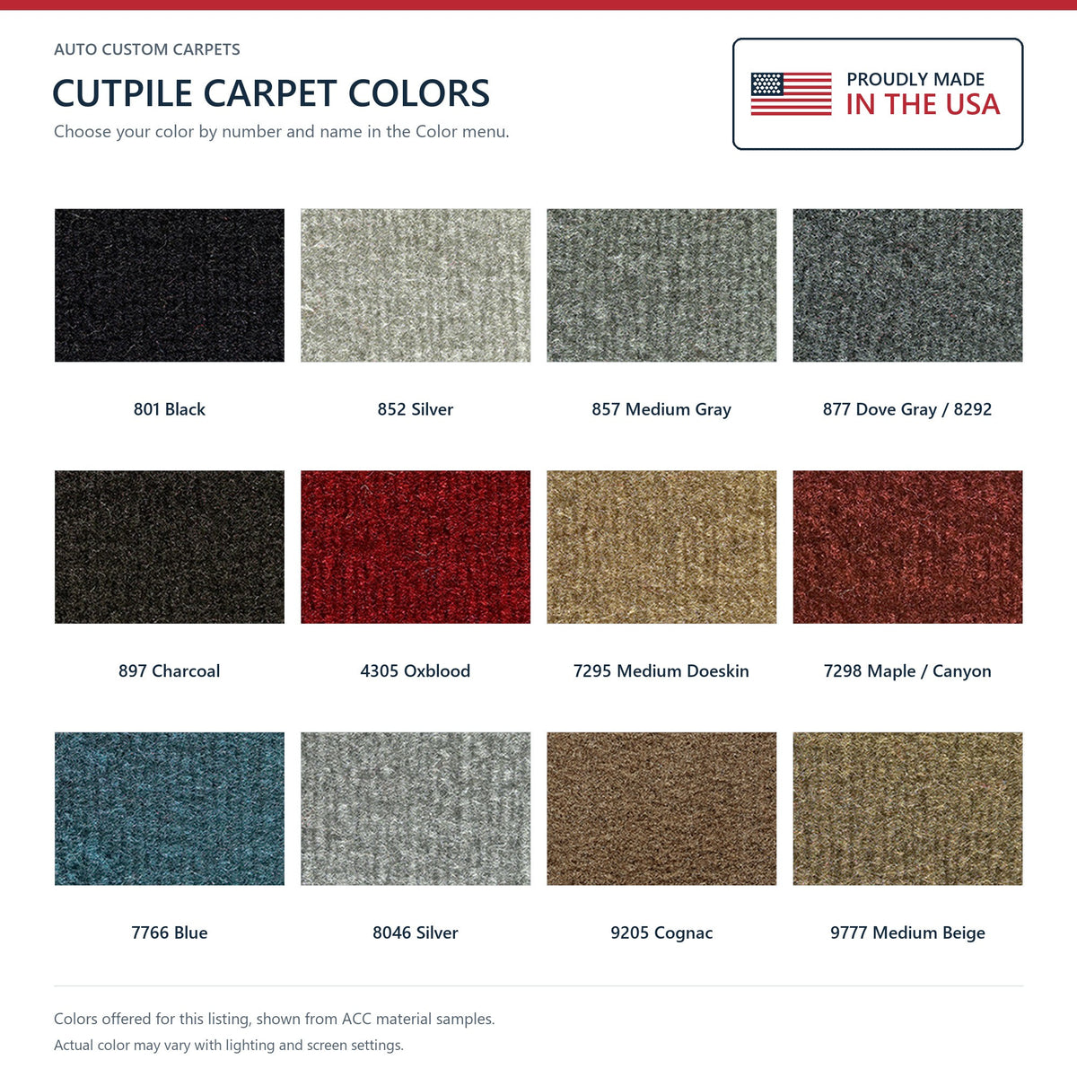 1982-1993 Chevrolet S10 Ext Cab 4WD Auto/Manual Cutpile Molded Replacement Carpet Kit - 1-Piece - product details image 10