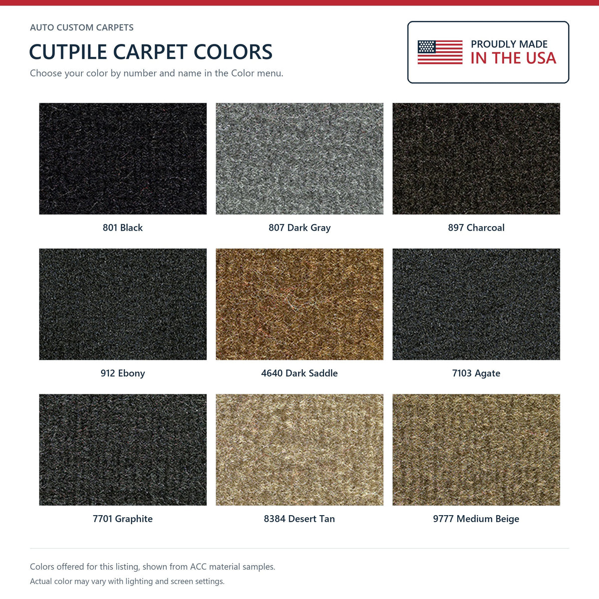 1997-2002 Jeep Wrangler Cargo Area Cutpile Molded Replacement Carpet Kit - 3-Piece - product details image 7