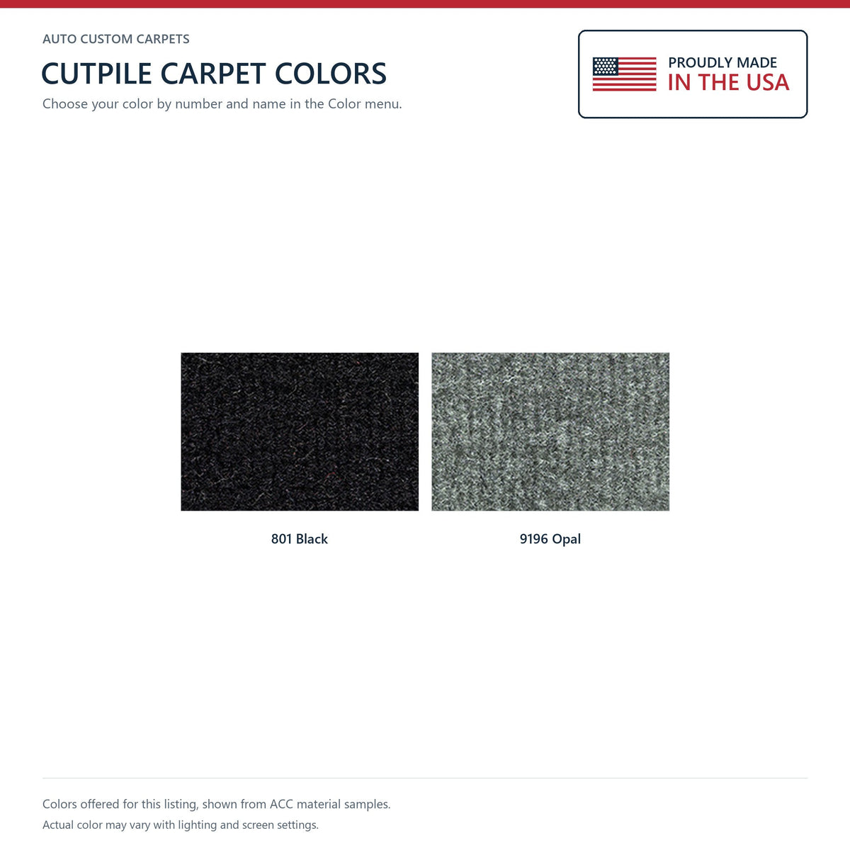 1995-1997 Chrysler LHS 4DR Cutpile Molded Replacement Carpet Kit - 1-Piece - product details image 9