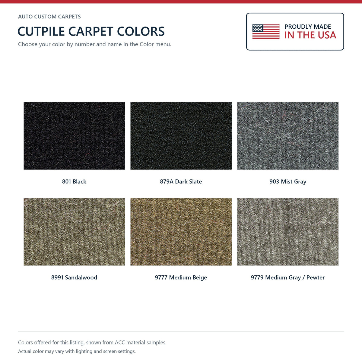 1999-2003 Dodge Ram 1500 Van Ext Cargo Area Cutpile Molded Replacement Carpet Kit - 4-Piece - product details image 6