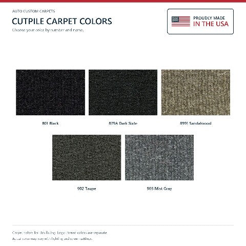 2004-2009 Dodge Durango Cutpile Floor Mats with Embroidered Logo Choices - 4-Piece - product details image 8