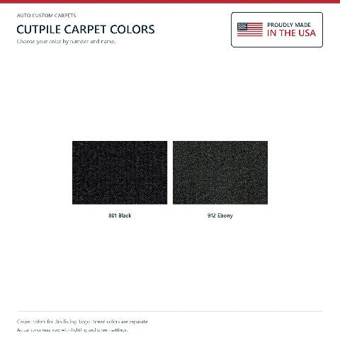 1991 Ford E-250 Econoline Universal Floor Mats with Embroidered Logo Choices Front - 2-Piece - product details image 5