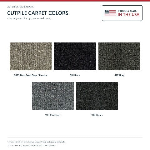 2015-2020 GMC Yukon Cutpile Floor Mats with Embroidered Logo Choices - 4-Piece - product details image 6