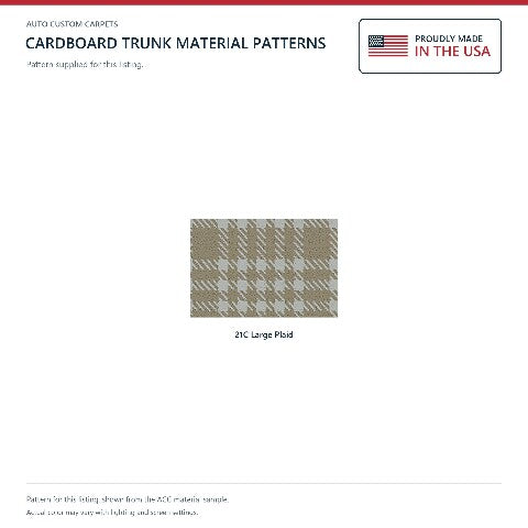 1958 Ford Skyliner Retractable Hardtop Cardboard Trunk Board - 8-Piece - product details image 2