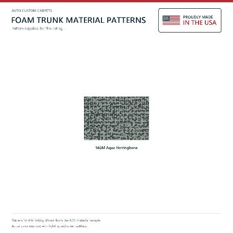 1973-1977 Chevy Camaro Foam Replacement Trunk Mat - 1-Piece - product details image 4