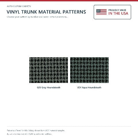 1968-1972 Buick Skylark Vinyl Replacement Trunk Mat - 1-Piece - product details image 4