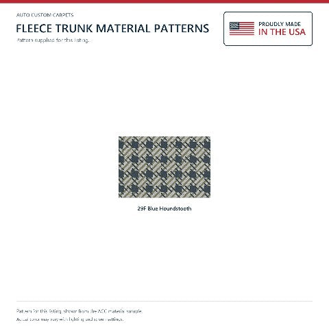 1959 Ford Galaxie Hardtop Fleece Replacement Trunk Mat - 1-Piece - product details image 3