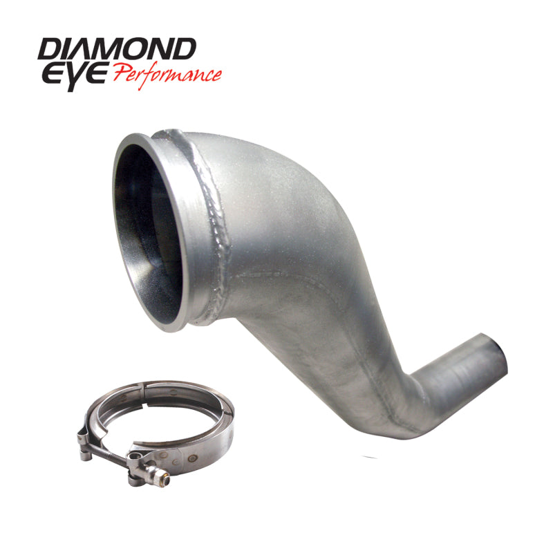 Diamond Eye HX40 Downpipe & V-Band Clamp Kit For 94-02 Cummins 5.9L