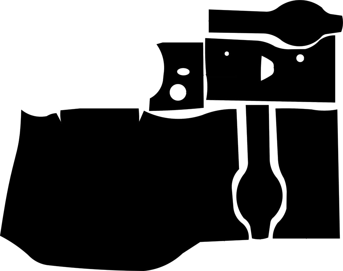 1988-1998 Mack CH, Rubber Insulated Firewall Pad by QuietRide