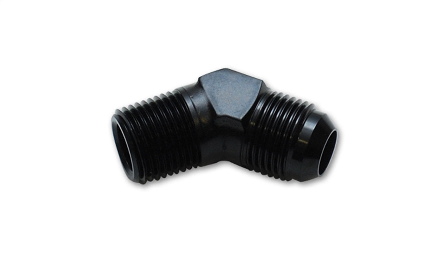 Vibrant Performance 45 Degree Adapter Fitting; Size: -8AN x 1/4" NPT