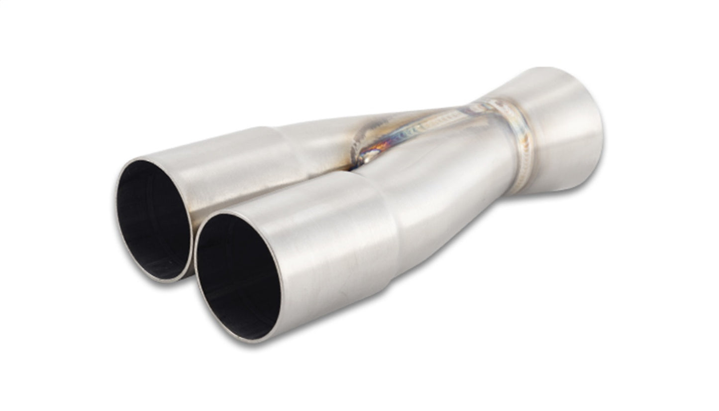 Vibrant Performance 10364 2-1 304 Stainless Steel Merge Collector 1.50 in. Inlet I.D.; 2.0 in. Merge O.D.; 7.0 in. Overall Length