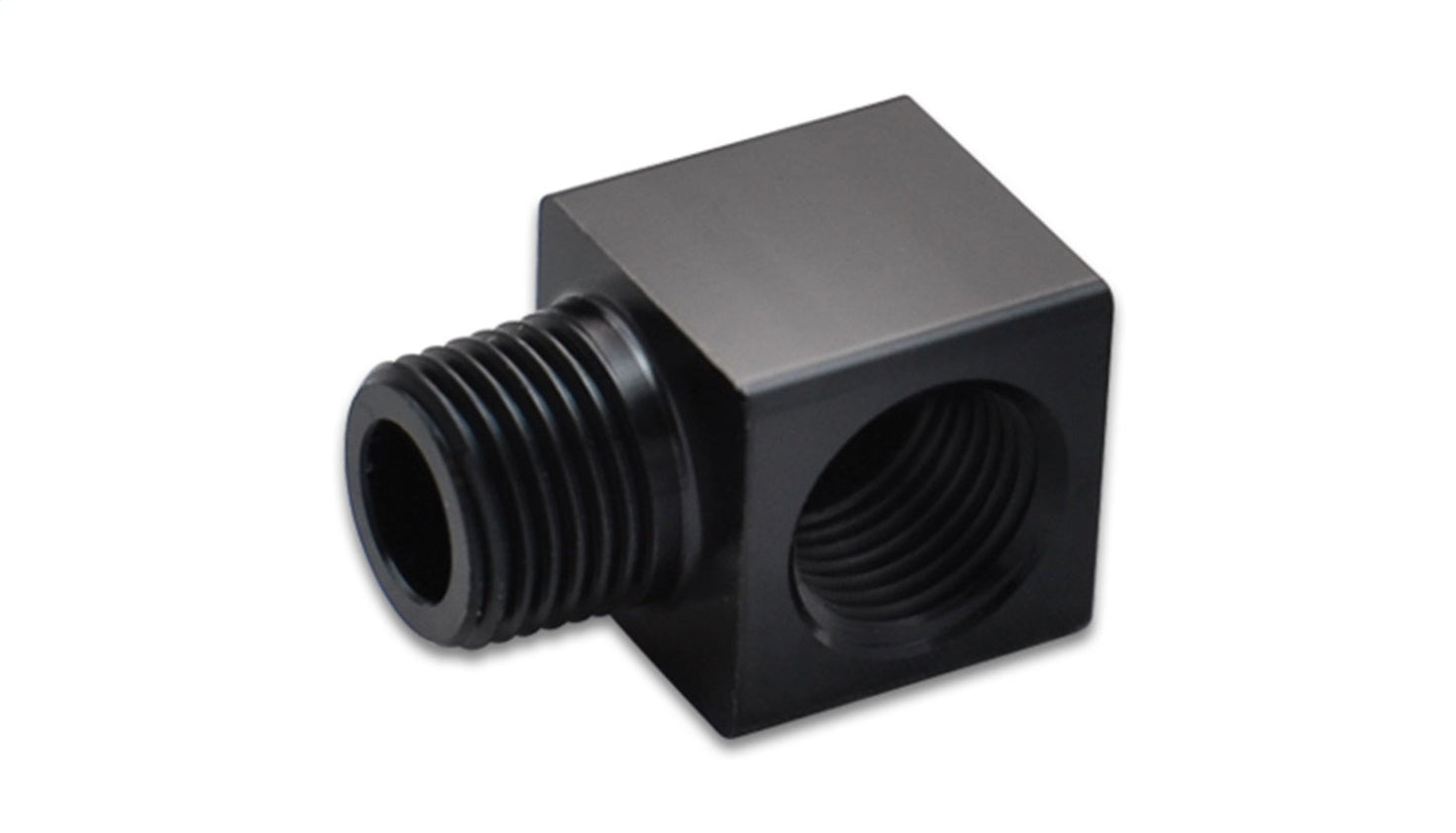 Vibrant Performance Female NPT To Male NPT Tight 90 Deg Adapter Fitting; Size: 1/8" NPT