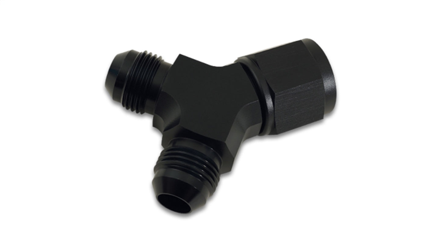 Vibrant Performance 10905 90 Degree Y Adapter -8 AN; Dual Male Size: -6 AN