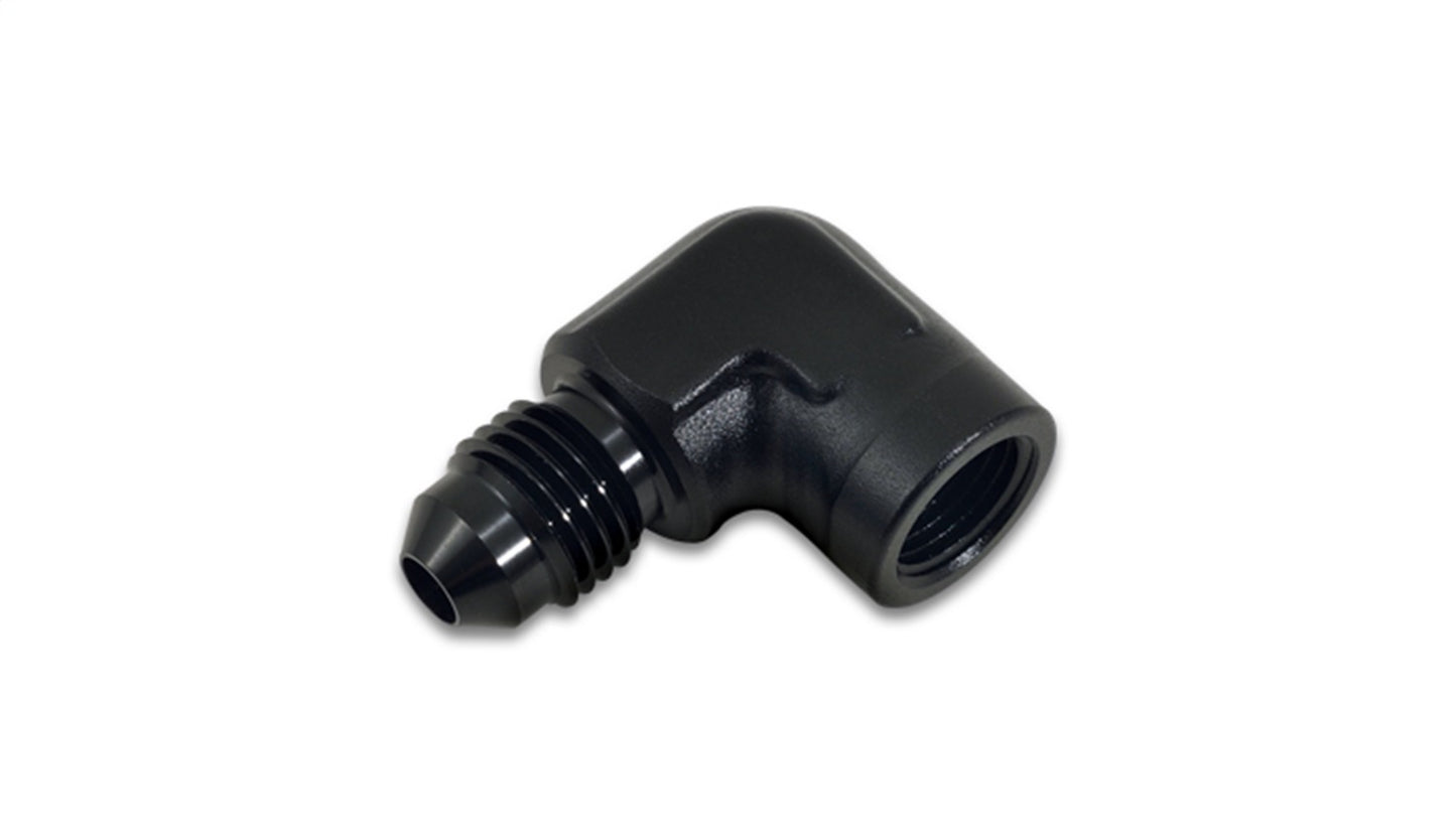 Vibrant Performance 11306 90 Degree Male AN to Female NPT Adapter -4; NPT Size: 1/8 in
