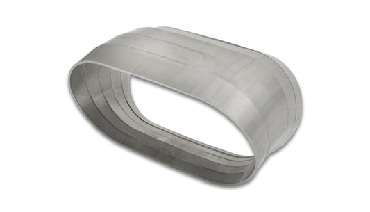 Vibrant Performance 13576 Pie Cuts 45 Degree Vertical Plane Oval; Nominal Tube Size 3 in.; 9 Degree Bend Angle