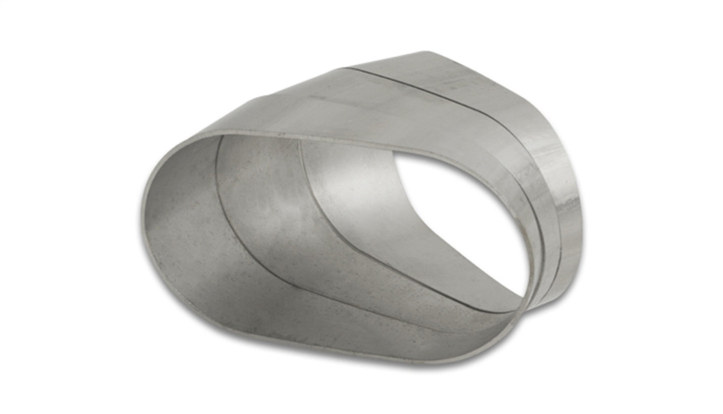 Vibrant Performance 13580 Pie Cuts 45 Degree Horizontal Plane Oval; Nominal Tube Size 3.50 inch
