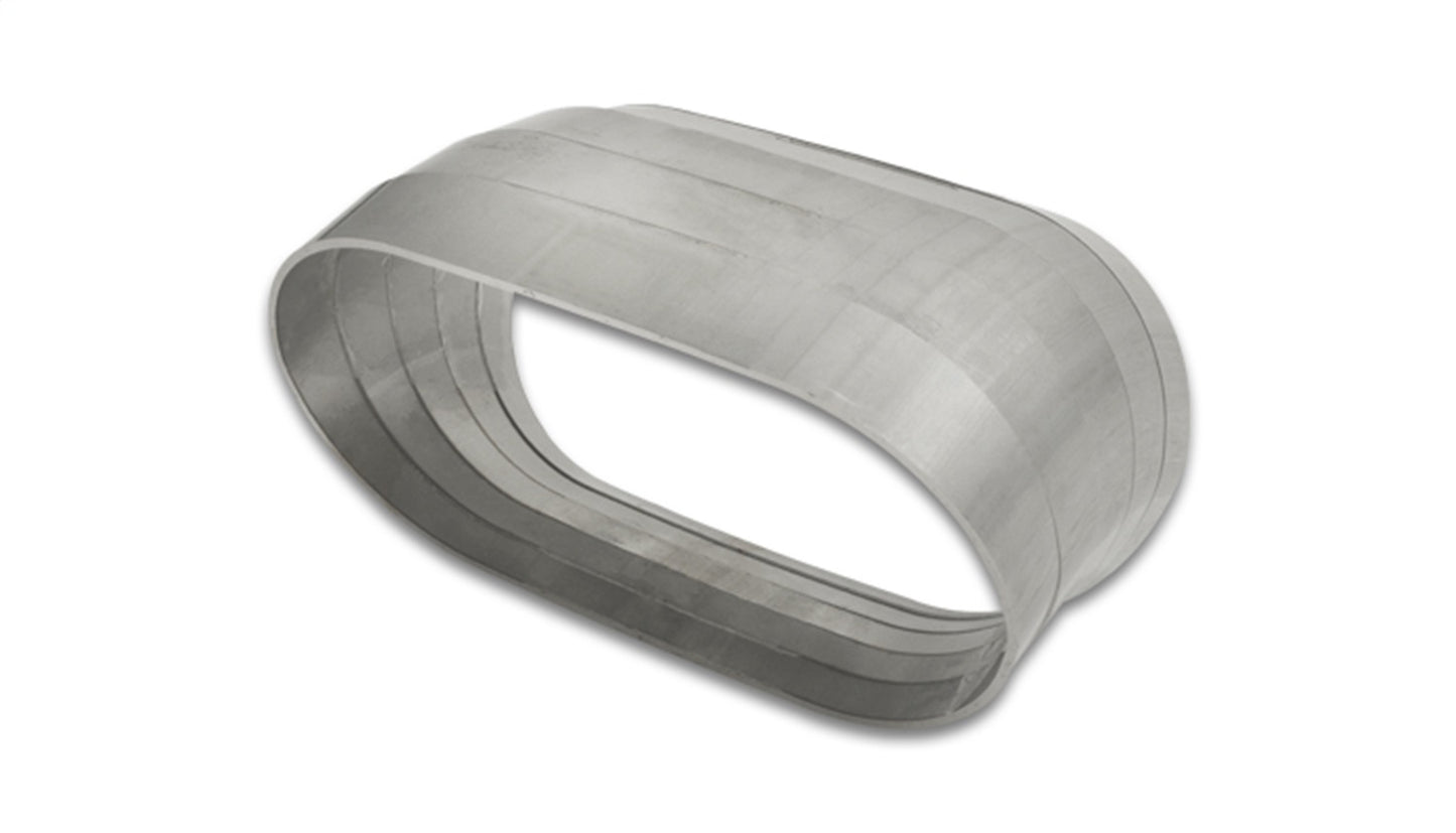 Vibrant Performance 13586 Pie Cuts 45 Degree Vertical Plane Oval; Nominal Tube Size: 3.50 inch