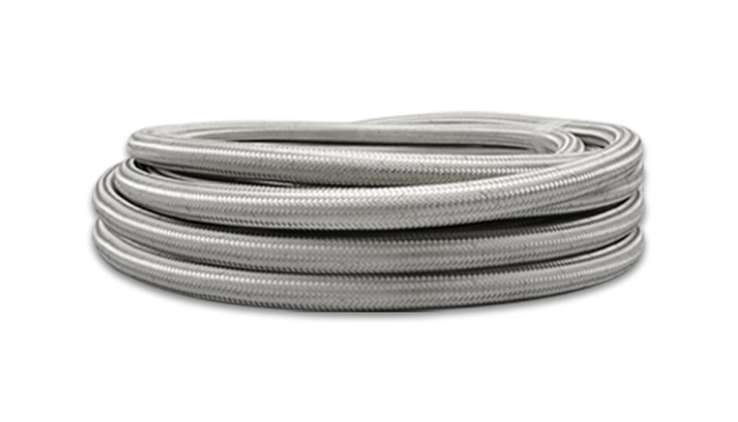 Vibrant Performance 18536 Stainless Steel Braided Flex Hose -16AN; 20ft. Roll; w/PTFE Liner
