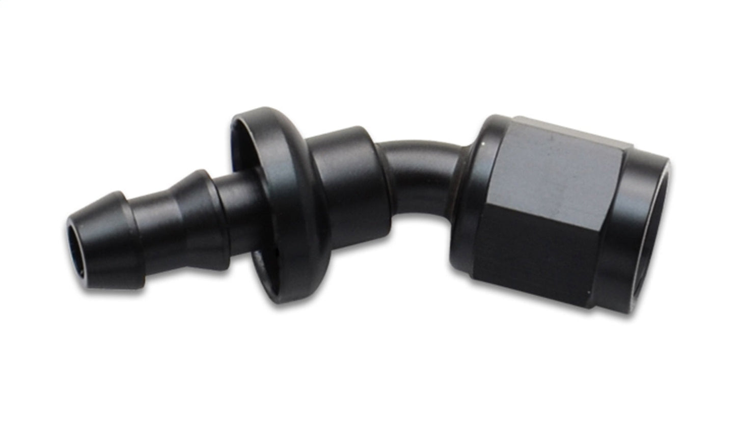 Vibrant Performance Push-On 30 Degree Hose End Elbow Fitting; Size: -4AN