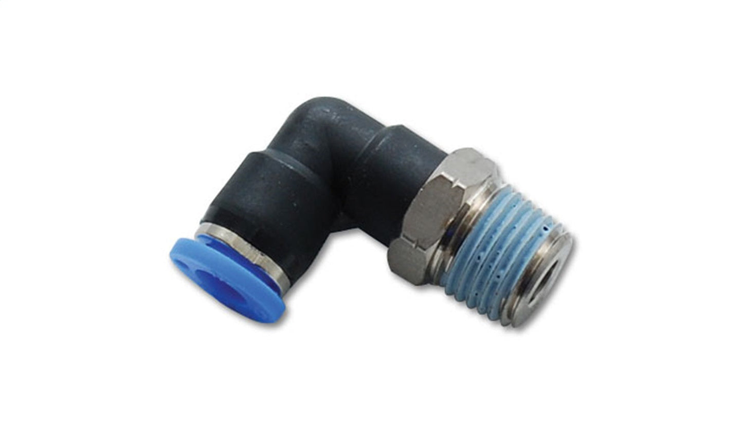 Vibrant Performance Male Elbow Fitting, for 1/4" O.D. Tubing (3/8" NPT Thread)