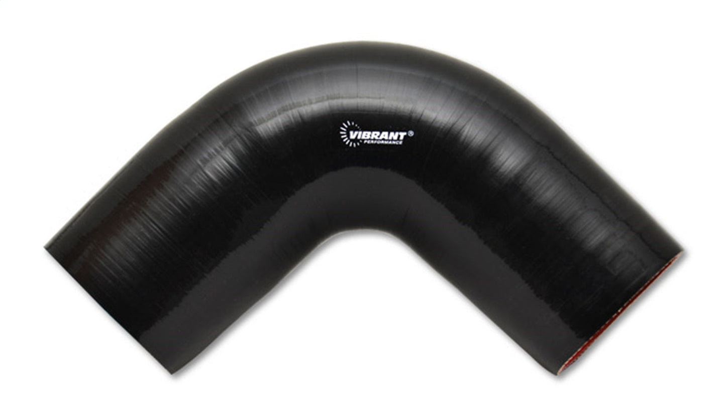 Vibrant Performance 90 Degree Elbow, 2.00" I.D. x 4.00" Leg Length - Black