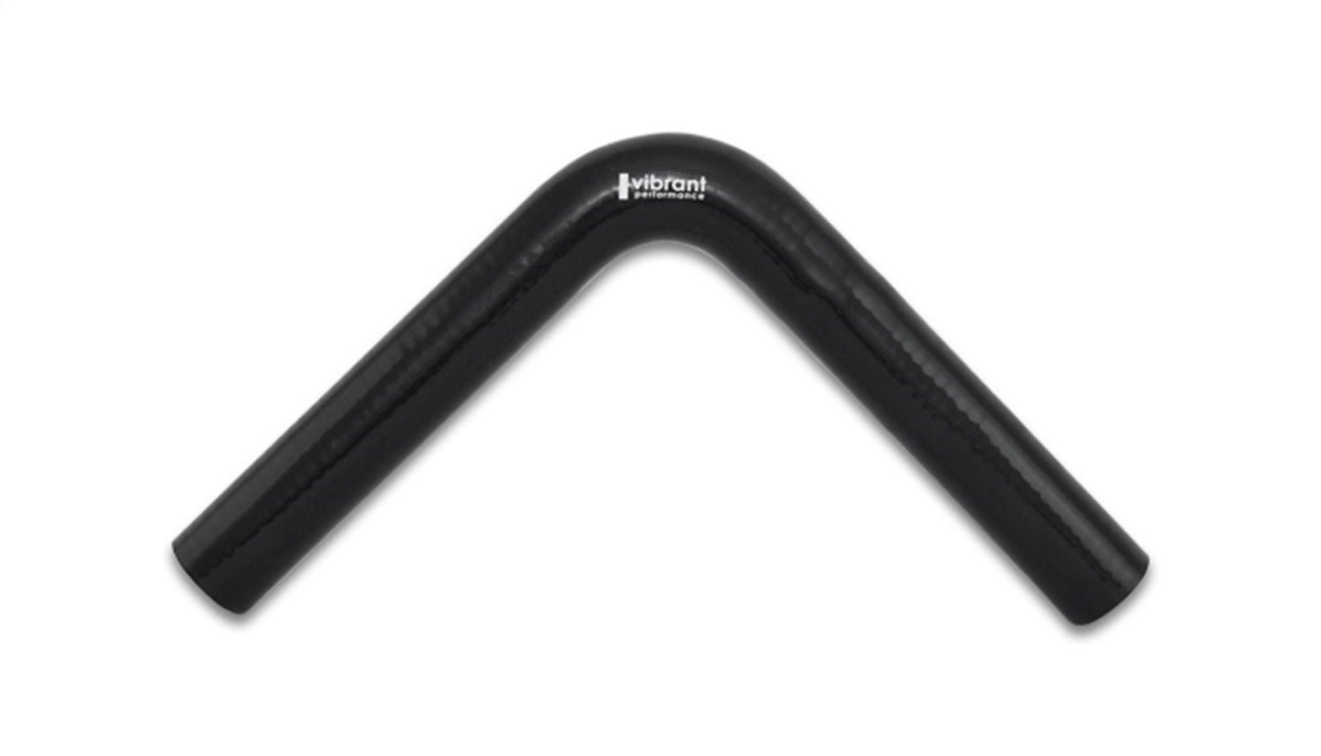 Vibrant Performance 90 Degree Elbow, 1.00" I.D. x 8.00" Leg Length - Black