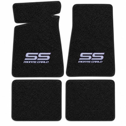 1982-1988 Chevy Monte Carlo Cutpile Floor Mats with Embroidered Logo Choices - 4-Piece - product details image 17