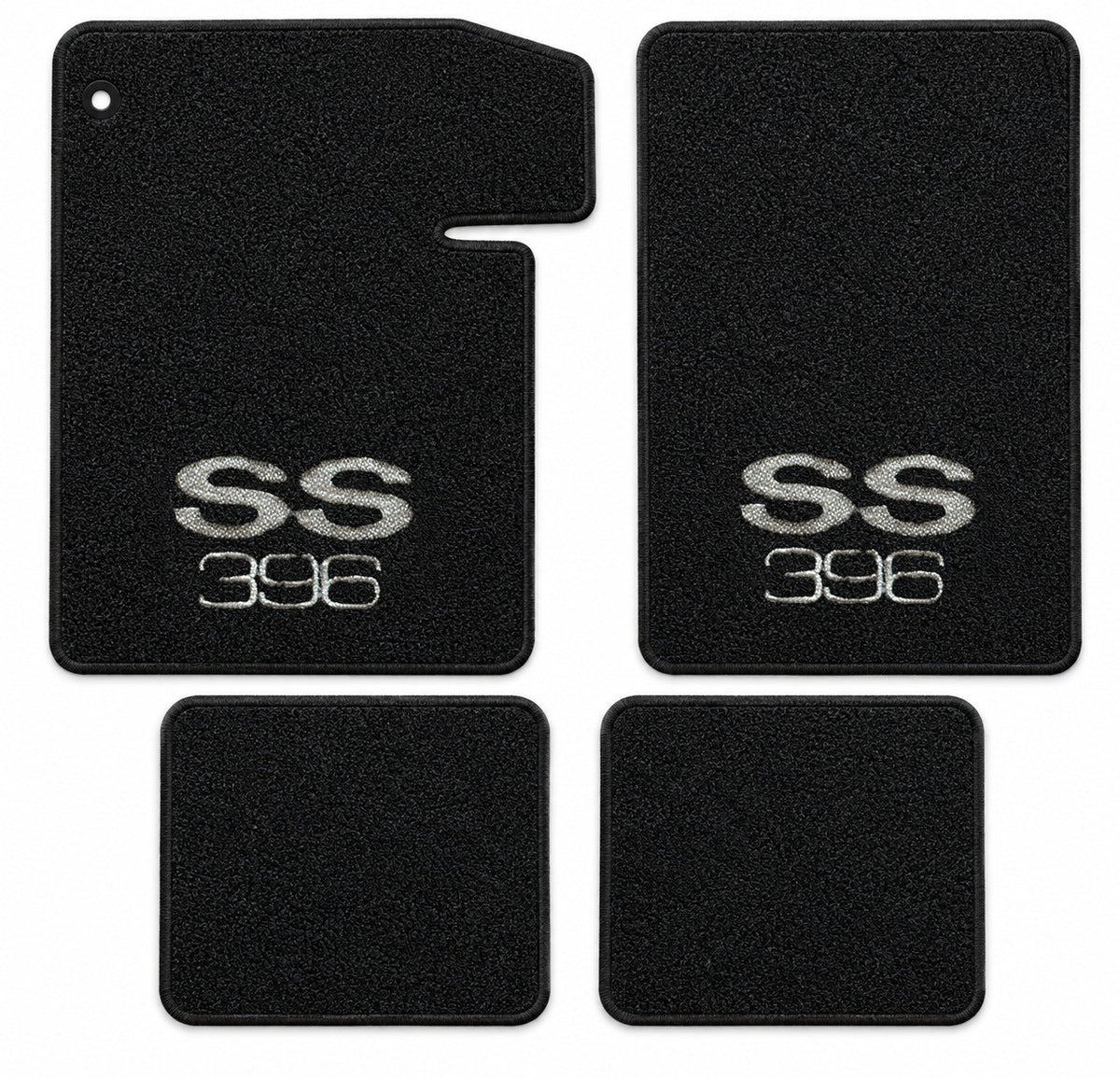 1964-1967 Chevy Chevelle Loop Floor Mats with Embroidered Logo Choices - 4-Piece - product details image 25
