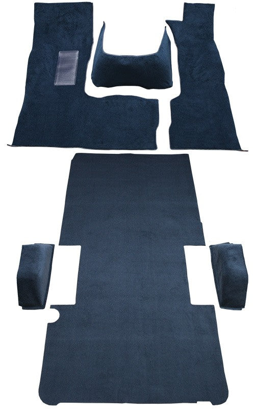 1978-1980 Dodge B200 Long ext Van w/ Engine Cover Fits 127 WB Cutpile Replacement Carpet Kit - 6-Piece - product details imag