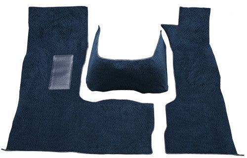 1981-1993 Dodge B350 Van with Engine Cover Pass Area Cutpile Molded Replacement Carpet Kit - 3-Piece - product details image 