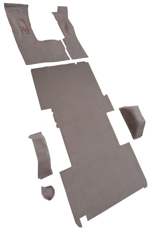 1995-1997 Dodge B3500 Ext Van Complete Cutpile Molded Replacement Carpet Kit - 6-Piece - product details image 3