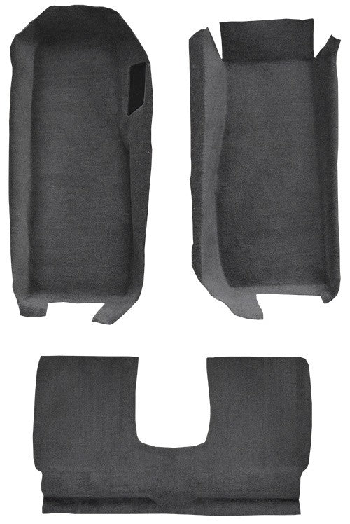 2005-2013 Chevy Corvette Coupe Front w/ Riser Cutpile Replacement Carpet Kit w/ Mass Backing - 3-Piece - product details imag