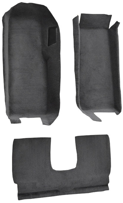 2005-2013 Chevy Corvette Coupe Front w/ Riser Cutpile Replacement Carpet Kit w/ Mass Backing - 3-Piece - product details imag