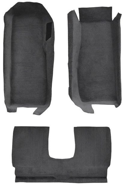 2005-2013 Chevy Corvette Coupe Front w/ Truvette Replacement Carpet Kit w/ Mass Backing - 3-Piece - product details image 2