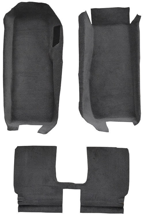 2005-2013 Chevy Corvette Conv Front w/ Riser w/ Pad Cutpile Molded Replacement Carpet Kit - 3-Piece - product details image 2