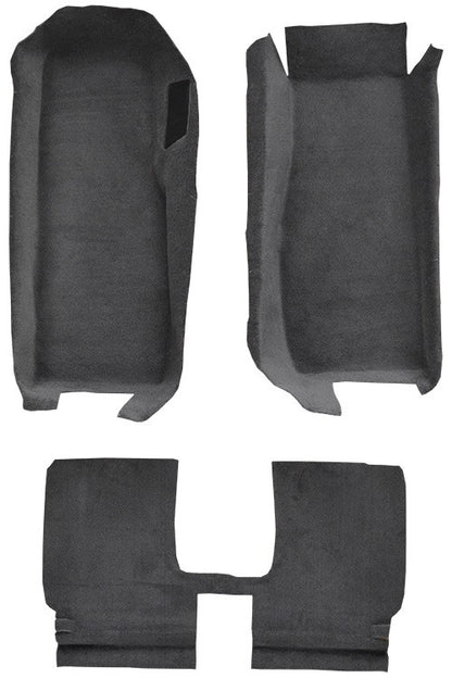 2005-2013 Chevy Corvette Conv Front w/ Riser w/ Pad Cutpile Molded Replacement Carpet Kit - 3-Piece - product details image 2
