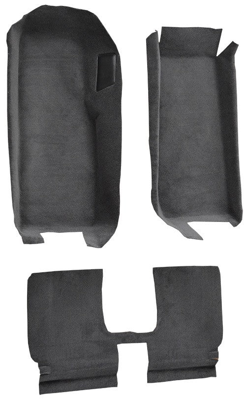 2005-2013 Chevy Corvette Conv Front w/ Riser w/ Pad Cutpile Molded Replacement Carpet Kit - 3-Piece - product details image 3