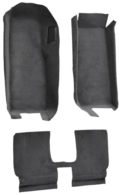 2005-2013 Chevy Corvette Conv Front w/ Riser w/ Pad Cutpile Molded Replacement Carpet Kit - 3-Piece - product details image 3