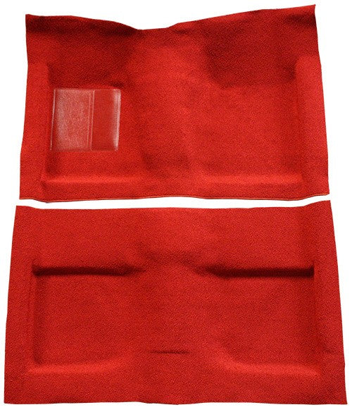 1964 Ford Mustang Convertible without Shifter Hole Loop Molded Replacement Carpet Kit - 2-Piece - product details image 2