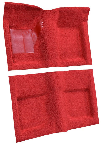 1965-1968 Ford Mustang Convertible without Shifter Hole Nylon Molded Replacement Carpet Kit - 2-Piece - product details image