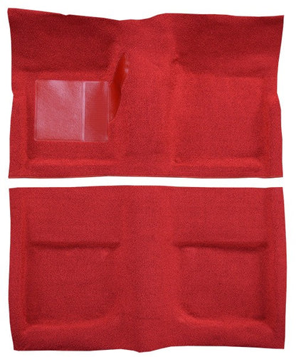 1965-1968 Ford Mustang Coupe without Shifter Hole Nylon Molded Replacement Carpet Kit - 2-Piece - product details image 2