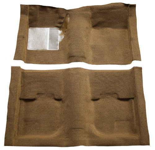 1969-1970 Ford Mustang Coupe w/o Shifter Cut Pass Area Nylon Molded Replacement Carpet Kit - 2-Piece - product details image 